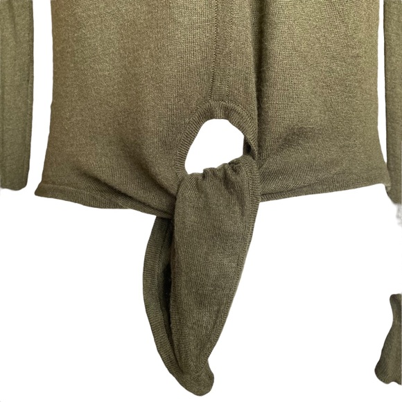 Madewell Women’s long sleeve tie front lightweight sweater—Sz XXS - Picture 10 of 14